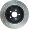 Centric Parts Sport Drilled/Slotted Brake Rotor, 127.63060R 127.63060R - alternate 5